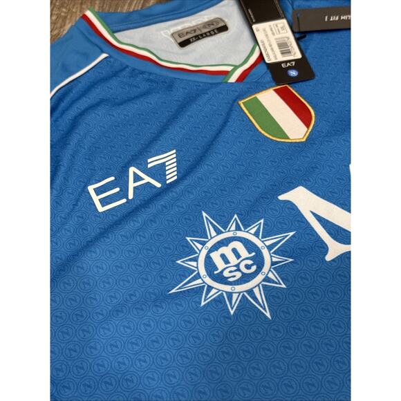 Napoli Shirt 2023 2024 Scudetto Home Size XXL Slim - Picture 2 of 9